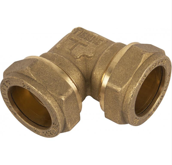 Кутник мідь 22х22 компресійний TIEMME