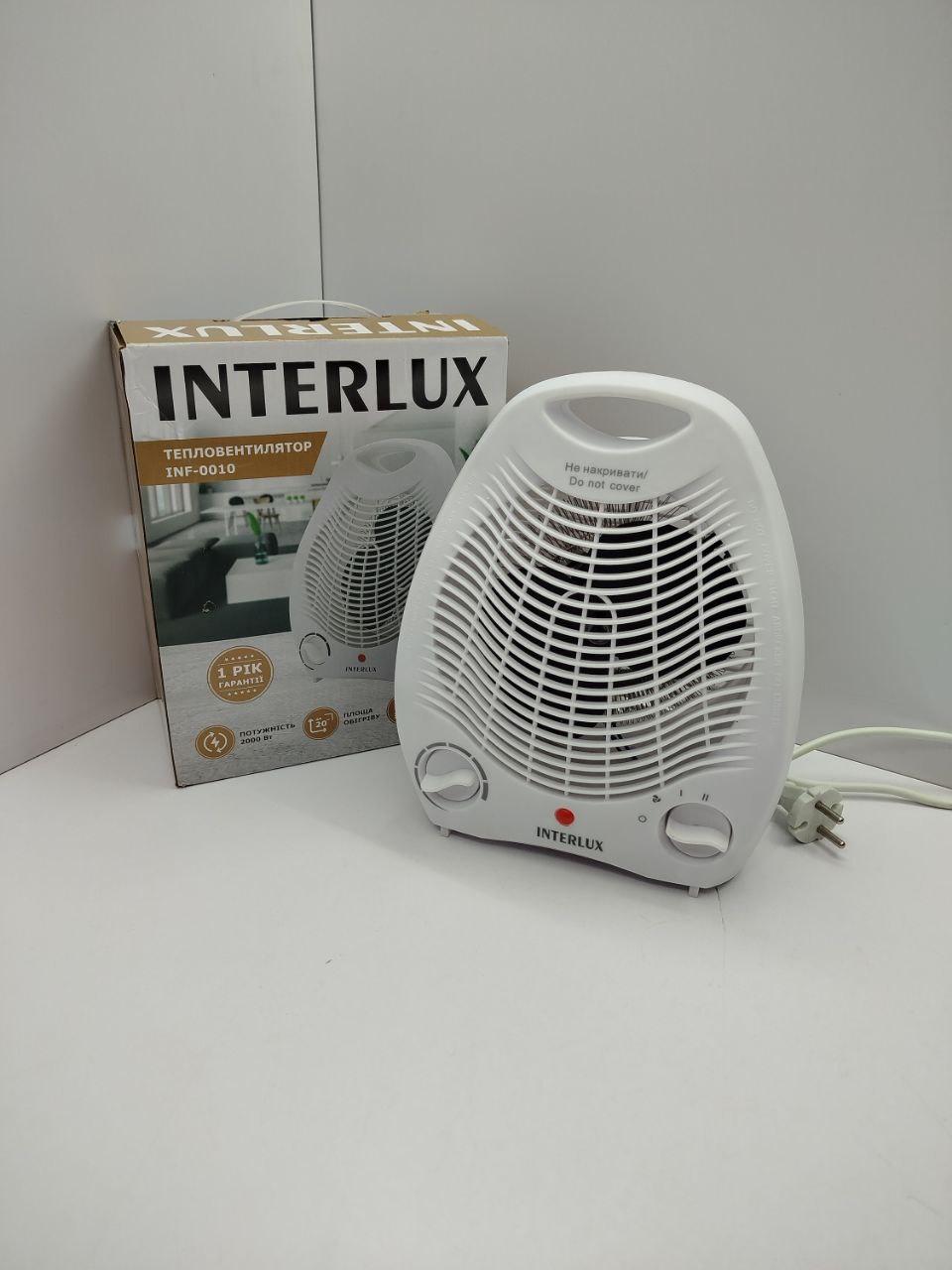 Б/У тепловентилятор INTERLUX INF 0010 спіральний, на 20 м2, Турція, вітринний варіант, фото 1