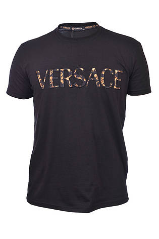 Футболка чоловіча Versace 25-25Y-02001 чорна, фото 1