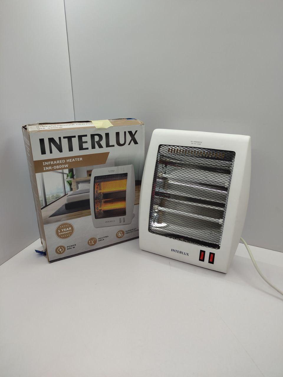 Б/У Обігрівач інфрачервоний кварцовий INTERLUX INR-0800W, вітринний варіант