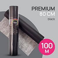 Простирадло в рулоні SanGig 0.8х100 м - Premium - Чорний
