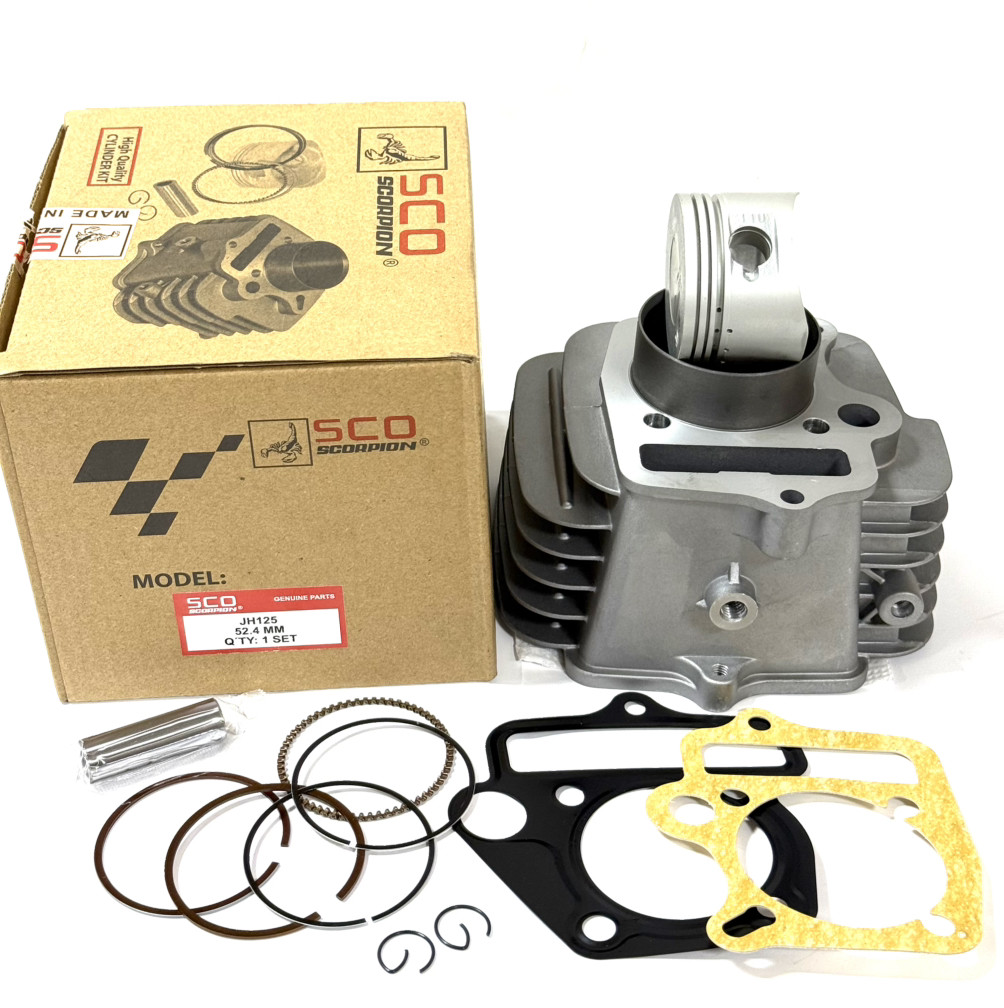 Цилиндр (поршневая) на мотоцикл /мопед Дельта / Альфа JH 125 кубов ...