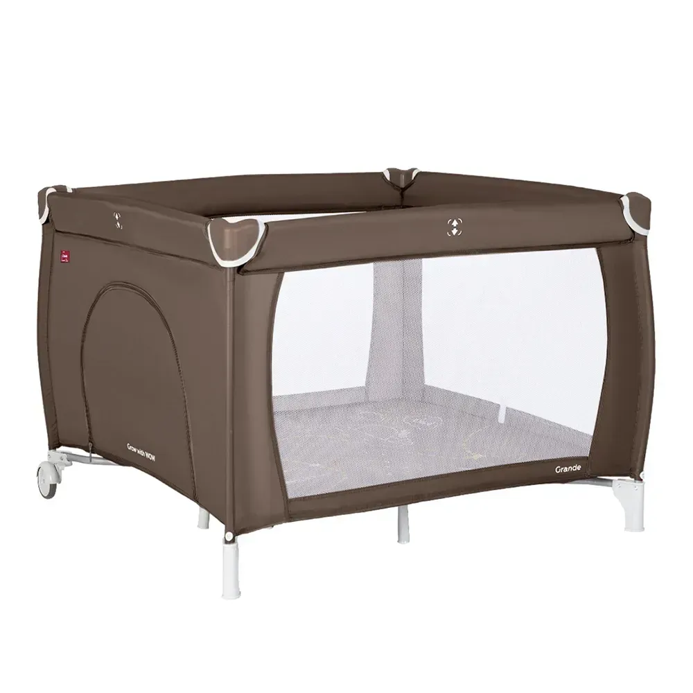 Манеж дитячий Carrello Grande CRL-18104 Chocolate Brown 99х99х76 см