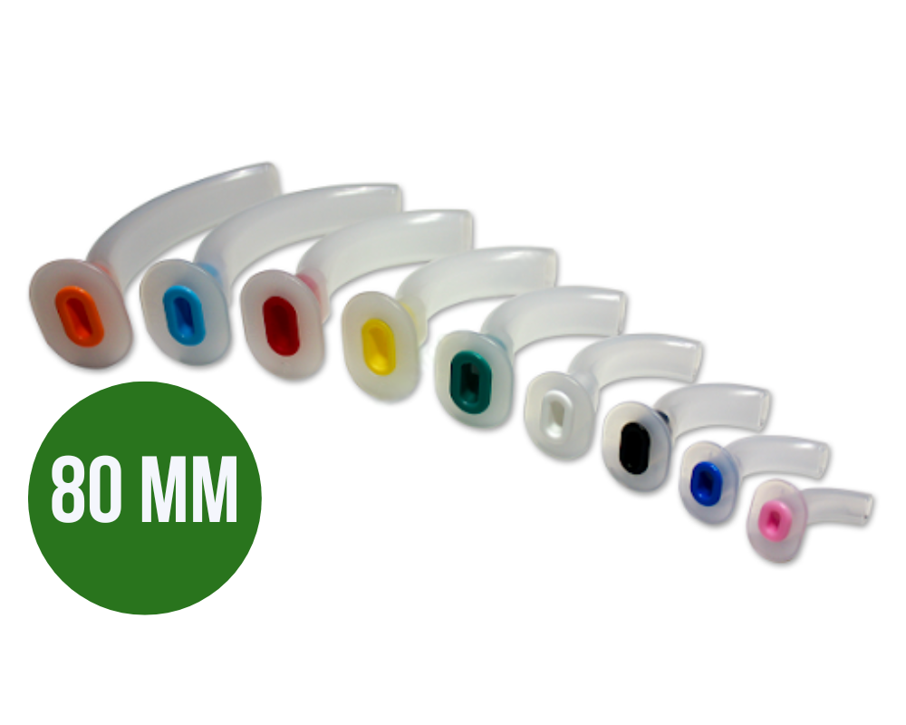 Повітропровід Guedel (Гуделя) Medicare 80мм (10 шт.), зелений, фото 1