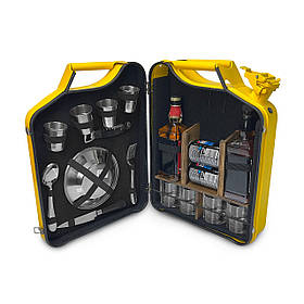 Канистра-бар з посудом