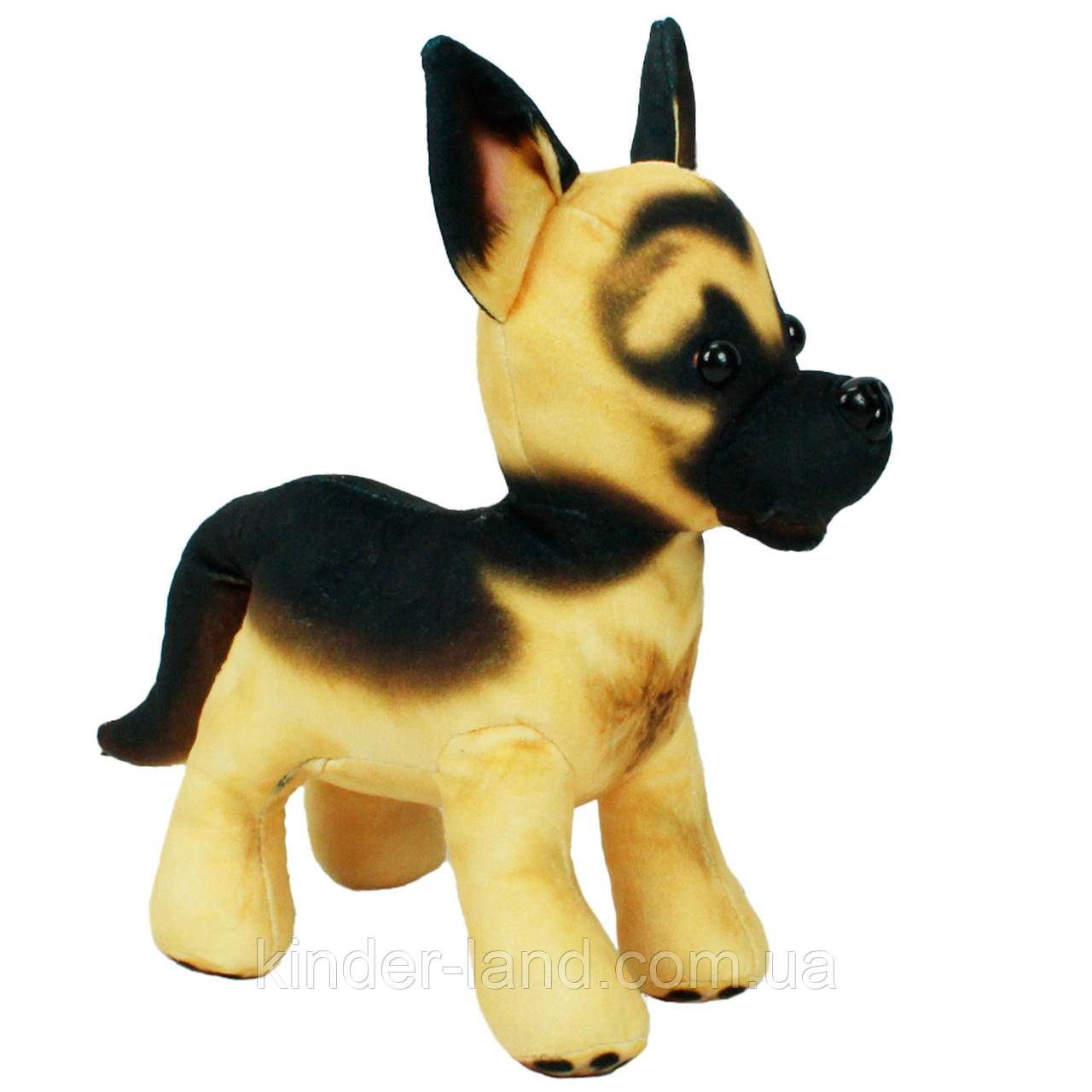 М’яка 3д іграшка, собака Вівчарка, 23 см