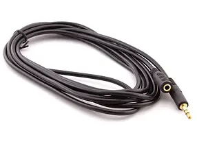 Подовжувач  Audio DC3.5 папа-мама 1.5м, GOLD Stereo Jack