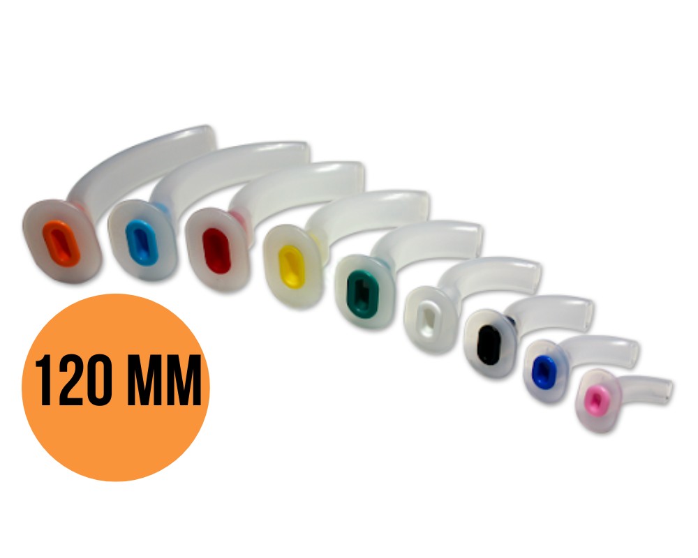 Повітропровід Guedel (Гуделя) Medicare 120мм (10 шт.), оранжевий, фото 1