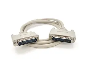 Подовжувач LPT DB25 M-F, 25Pin, 1.5m, сірий, OEM, Q25