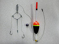 Оснащення для лову товстолоба (два гачки)