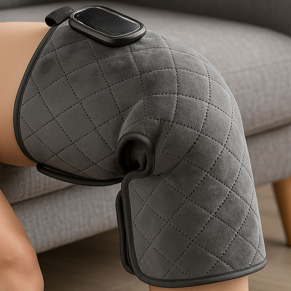 Масажер-бандаж колінного суглоба з підігрівом, від мережі, Sharper Image / Грілка для колінних суглобів, фото 1