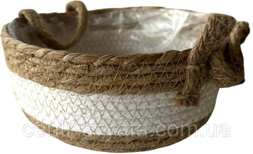 Кошик плетений (d 17 см)