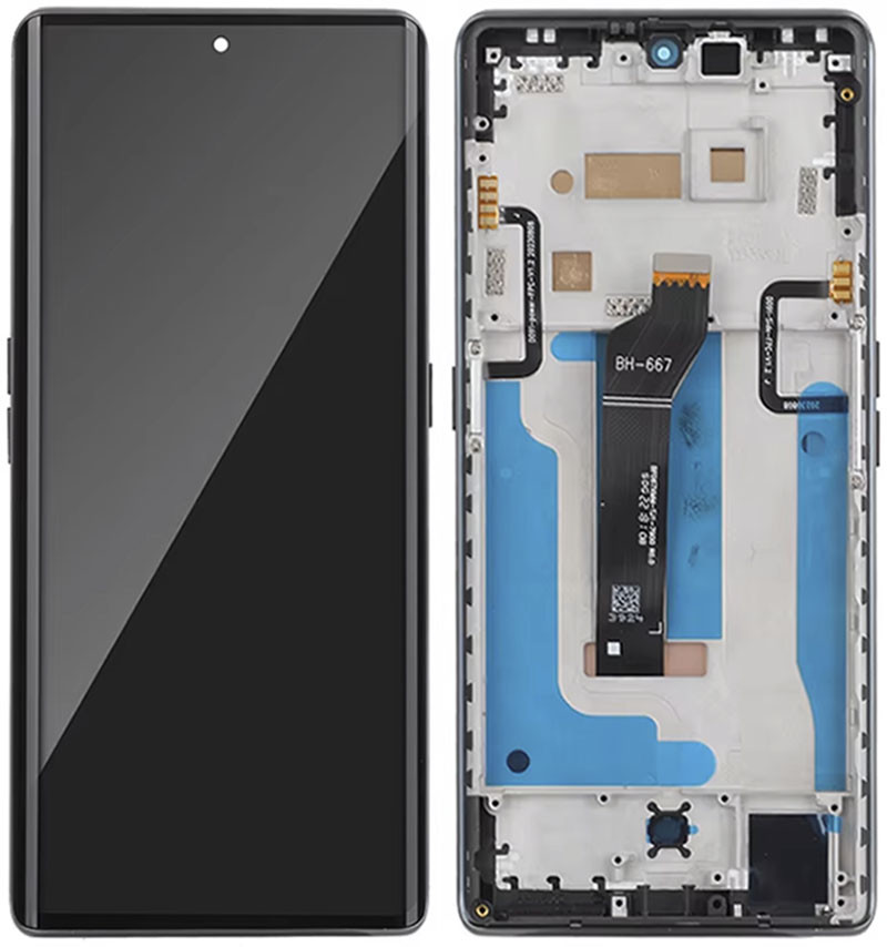 Дисплей + сенсор с передней панелью для Cubot X90 Black