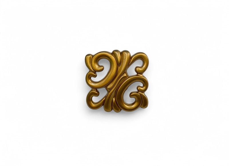 Ручка-кнопка Baroque Luxe сучасна класика GU-W7004 матове золото