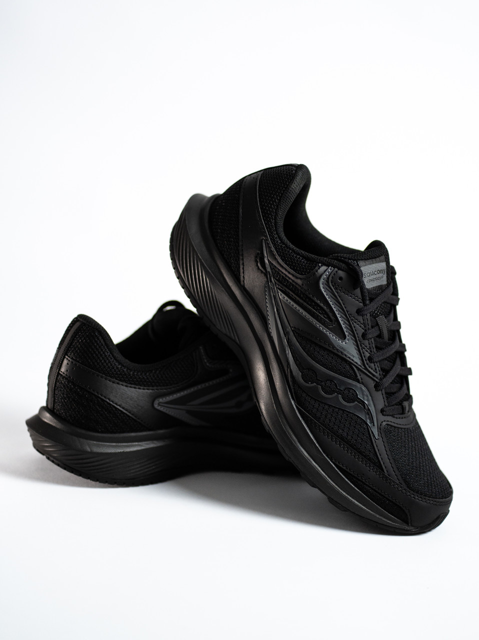 Чоловічі кросівки Saucony COHESION 17 Triple S20943-106 Black чорні Оригінал