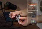 Ліхтар наключний Fenix E03R V2.0 Gray, сірий E03RV20GR, фото 9