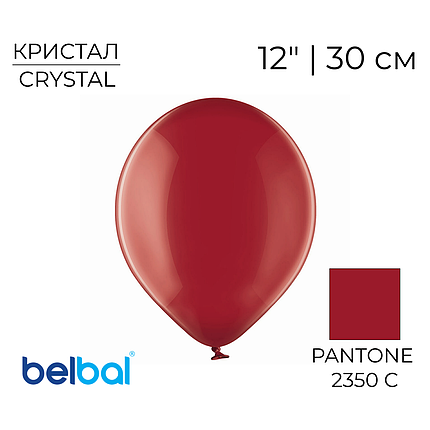BELBAL-ББ 12" 024 Кристал Бургундія | Crystal Burgundy, фото 1