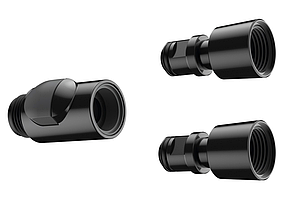 Комплект для швидкого з'єднання ручного душу Black (28346000)