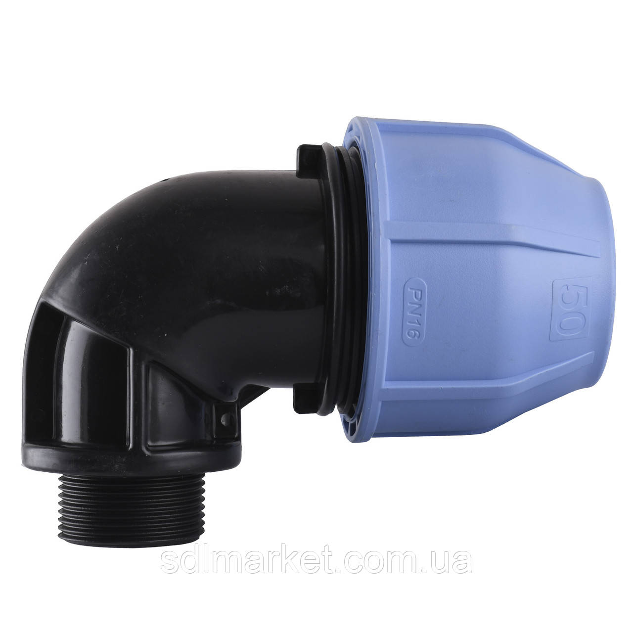 Колено ПНД Vsplast 50*11/4  Н 4003