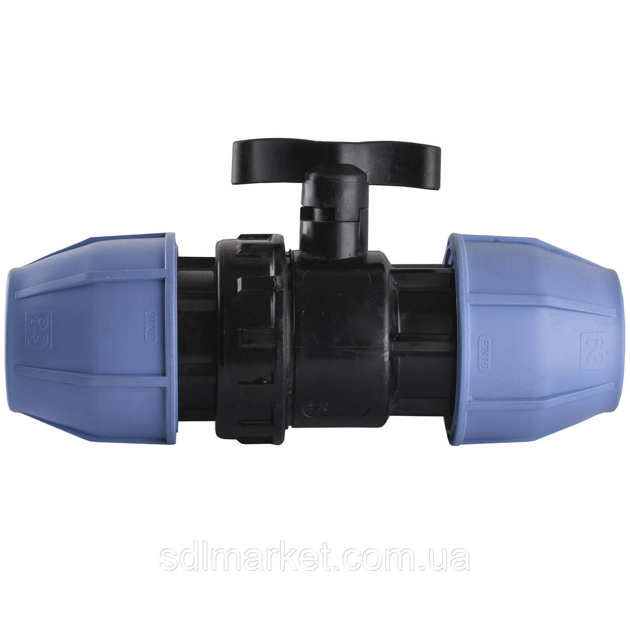 Кран кульковий ПНД Vsplast 63 6001