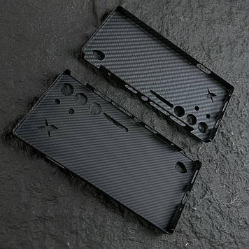 Чохол Nubia RedMagic 9 Pro карбоновий бампер ультралегкий - 10g. ультратонкий - 0.65мм "PITAKA style"
