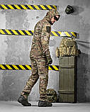 Тактичний Комплект 3в1 Літній Fragment Мультикам Вітровка, Штани, Футболка ДЛ6476 ТМ, фото 4