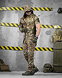 Тактичний Комплект 3в1 Літній Fragment Мультикам Вітровка, Штани, Футболка ДЛ6476 ТМ, фото 5