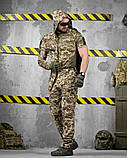 Тактичний Комплект 3в1 Літній Fragment Піксель Вітровка, Штани, Футболка ДЛ6475 ТМ, фото 3