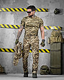Тактичний Комплект 3в1 Літній Fragment Піксель Вітровка, Штани, Футболка ДЛ6475 ТМ, фото 4