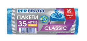 Пакети для сміття 35л*30шт міцні ТМ Perfecto