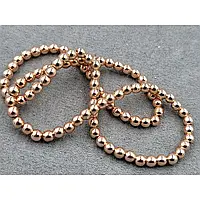 Гематит 4мм рожеве золото +-100шт