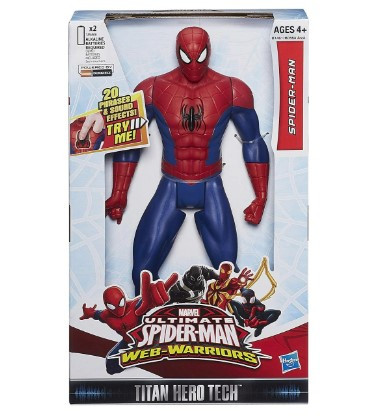 Фігурка Hasbro Людина-павук Spider-Men Титан герой Людина-паук Marvel зі звуковими ефектами 29,5 см