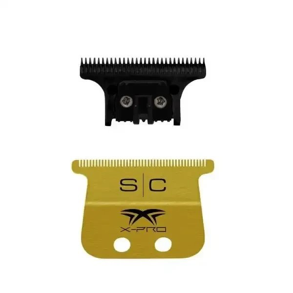 Ножовий блок для тримера Style Craft Saber Gold (X-PRO Wide Titanium Gold with DLC Black Diamond)