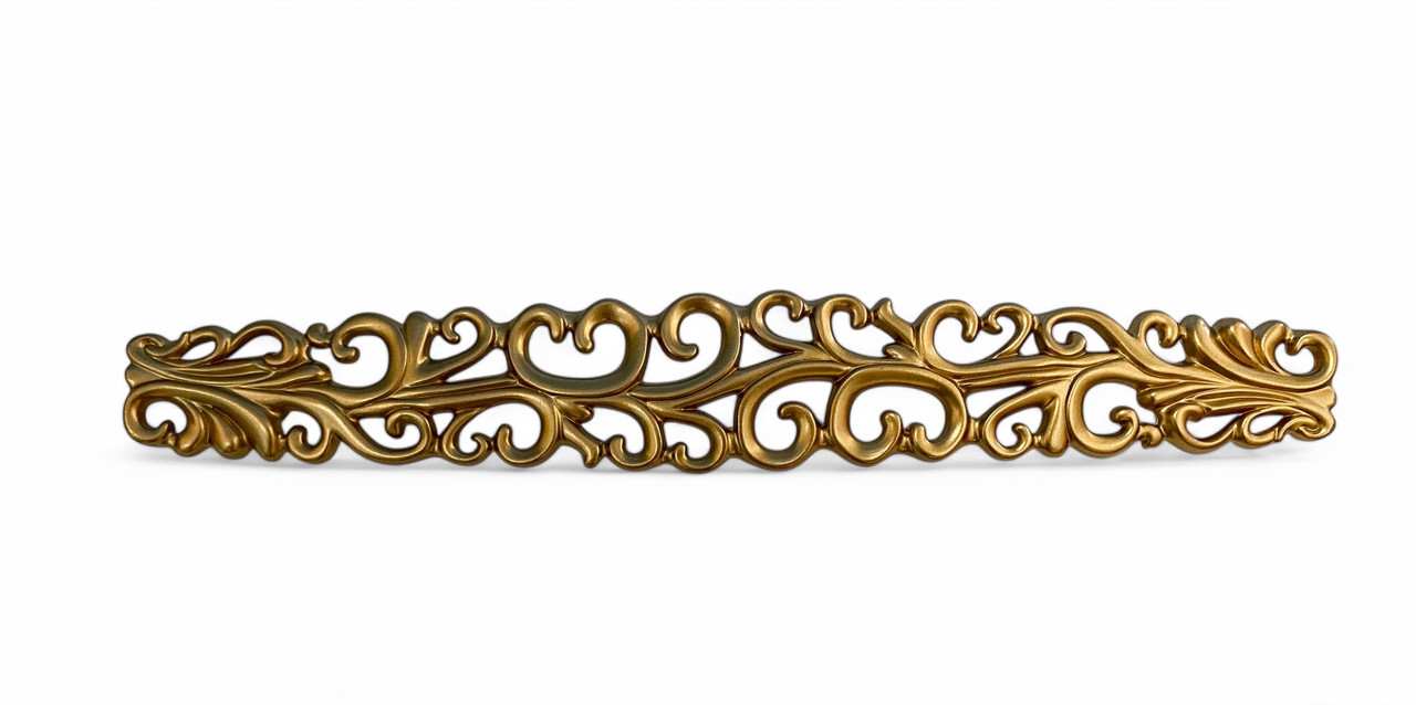 Ручка-скоба Baroque Luxe сучасна класика GU-W7013 матове золото 192мм