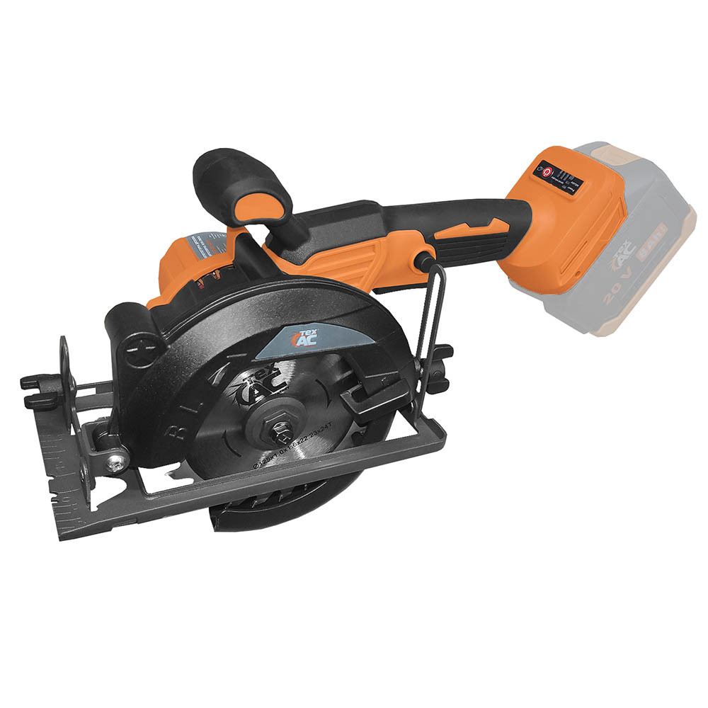 Акумуляторна циркулярна пила 5000 об/хв Tex.AC TAOE-CS125M дискова акумуляторна циркулярка, фото 1