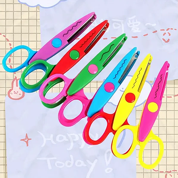 Фігурні ножиці, 6 шт ножиць, які дозволяють робити розрізи різних форм