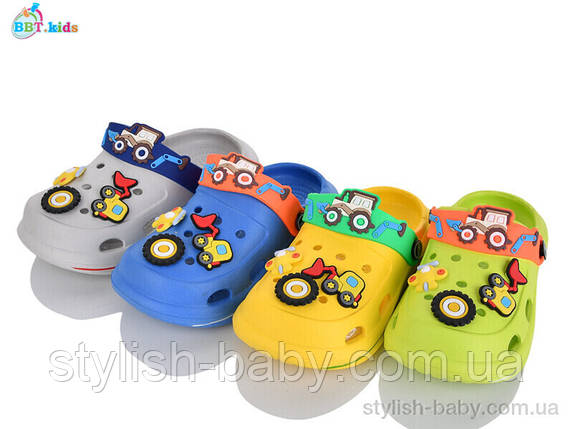 Дитяча колекція літнього взуття. Дитячі крокси 2025 бренда BBT kids оптом (рр. з 20 по 24), фото 1