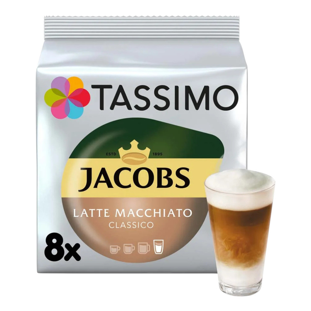 Кава в капсулах Tassimo Jacobs Latte Macchiato Classico, 8 шт., фото 1