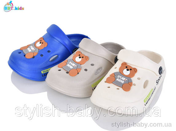 Дитяча колекція літнього взуття. Дитячі крокси 2025 бренда BBT kids оптом (рр. з 24 по 29), фото 1