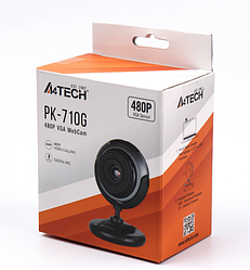Веб-камера A4Tech PK-710G 480P Digital Mic Silver Black