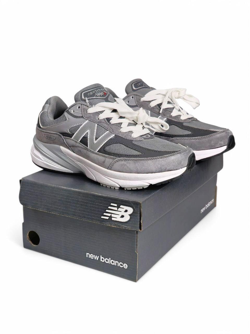 Кросівки чоловічі cірі New Balance 990v6 Grey White (19775)
