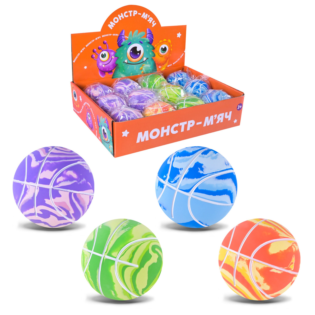 Пострибунчик PR2519 гумовий 6 см 4 види, фото 1