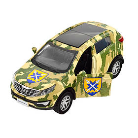 Автомодель серії "Шеврони Героїв" Kia Sportage R "56 ОМПБр" TechnoDrive 250362M, Toyman