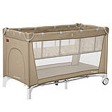 Манеж дитячий ігровий CARRELLO Piccolo+ CRL-18102 Sand Beige Бежевий, фото 2