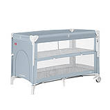 Манеж дитячий ігровий CARRELLO Porta CRL-18103 Ash Grey Сірий, фото 2