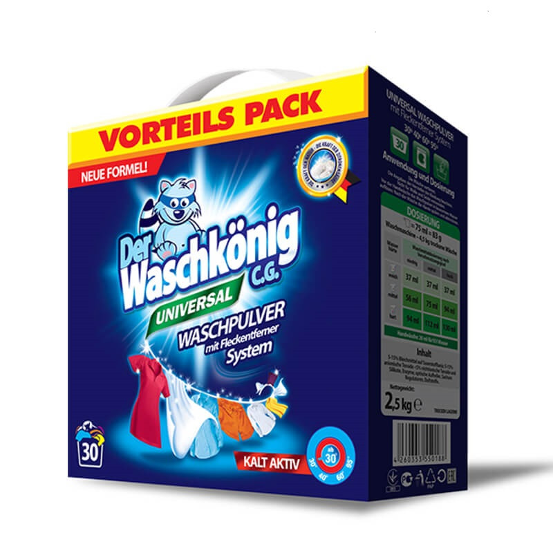 Пральний порошок універсальний Der Waschkönig Universal 2.4 кг