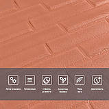 3D панель самоклеюча кладка 700x770x5мм Пудра SW-00001715, фото 4