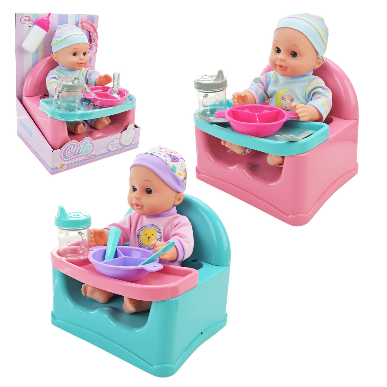 Пупс HX633-5/6, 2 види, з аксесуарами, фото 1