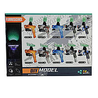 Пістолет іграшковий RS00-4 акумуляторний стріляє гелевими кулями зі світлом та аксесуарами, фото 2