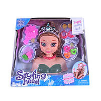 Голова для зачісок B369-30/31/34 з аксесуарами мікс видів, фото 2